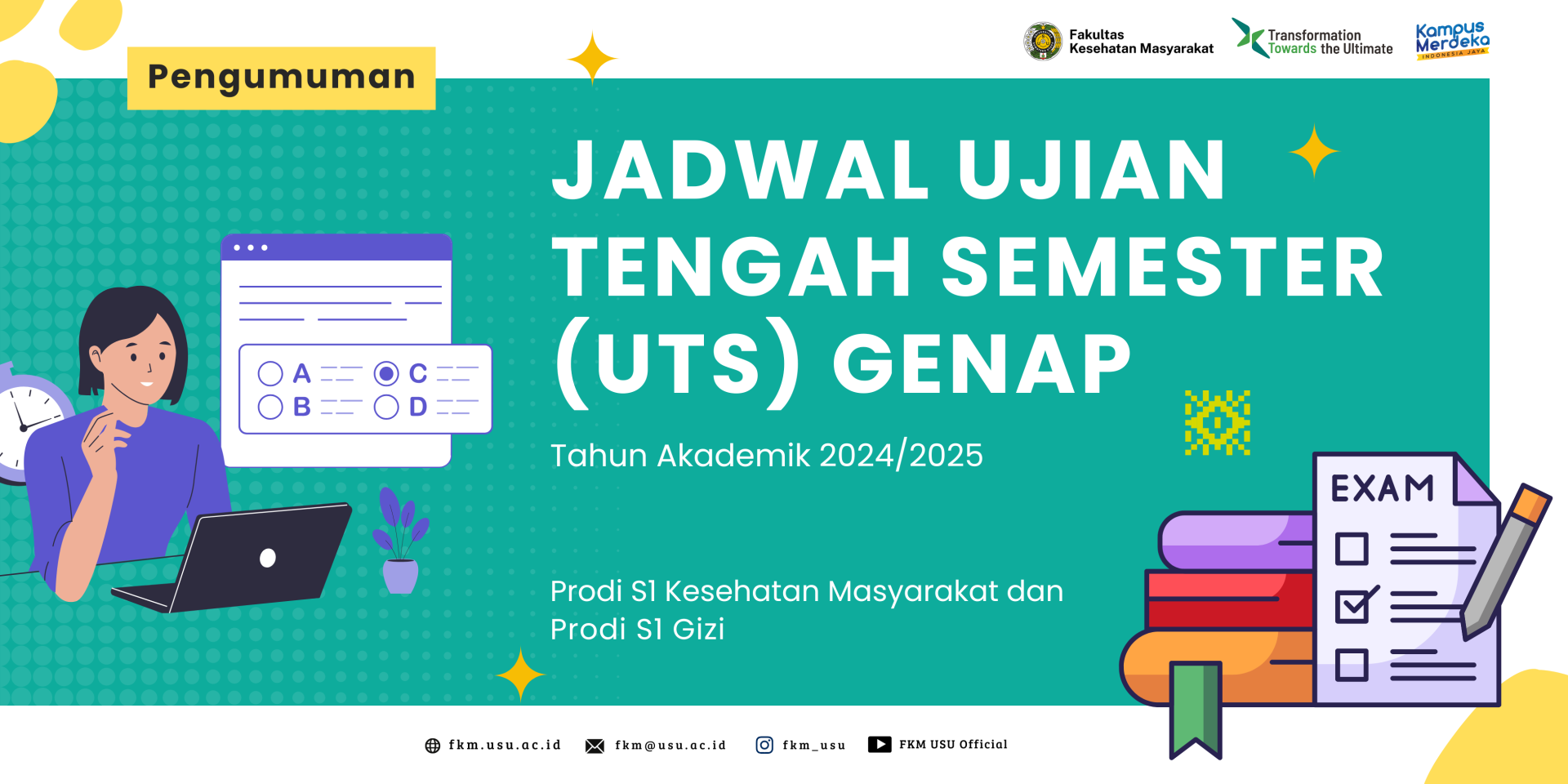 Jadwal UTS Genap T.A 2024/2025